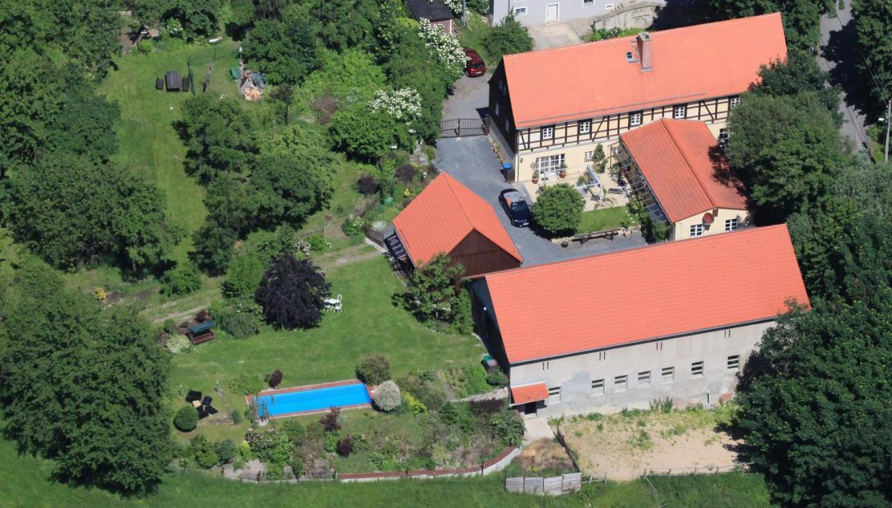 Willa Fachwerkhaus Maxen Muglitztal Zewnętrze zdjęcie